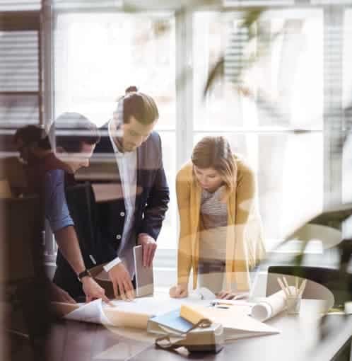 groupe adherent dans bureau